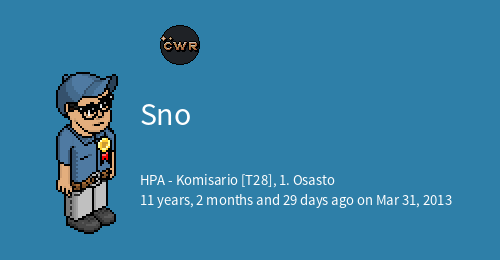 Sno from  